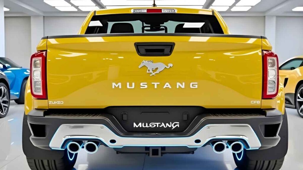 2026 Ford Mustang Pickup Unveiled Eye Catching Design with Raw Muscle Power